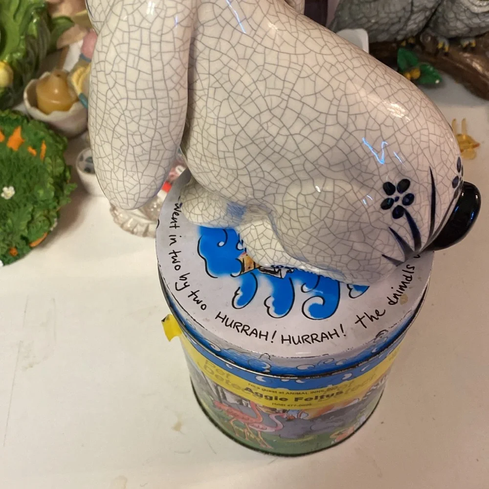 Vintage Pottery Barn Bunny,I believe has marks on side